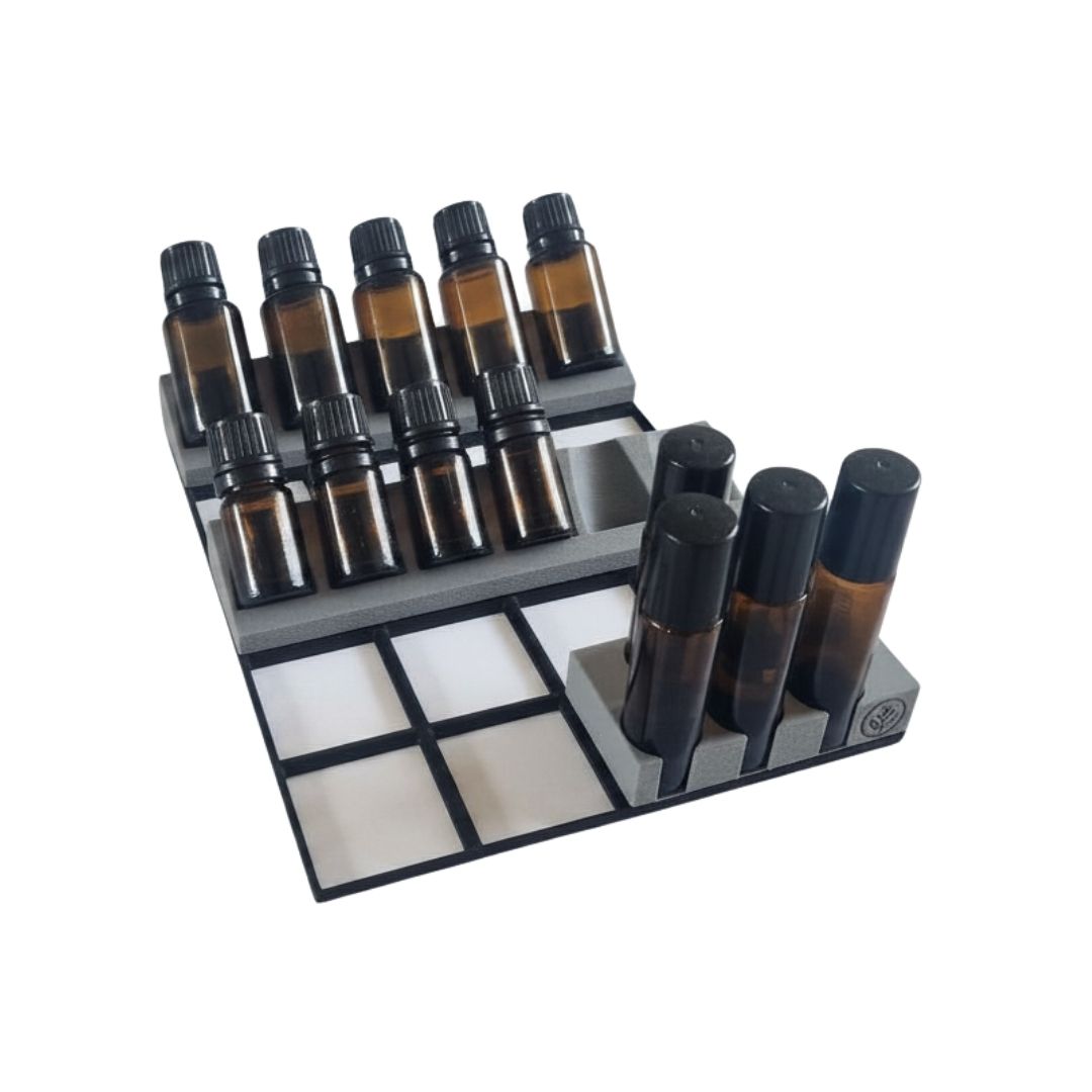 Modulares Ölflaschenhalter-Set – Roll-on, 5ml & 15ml inkl. gratis Grundplatte | Essence Tools – Bild 5