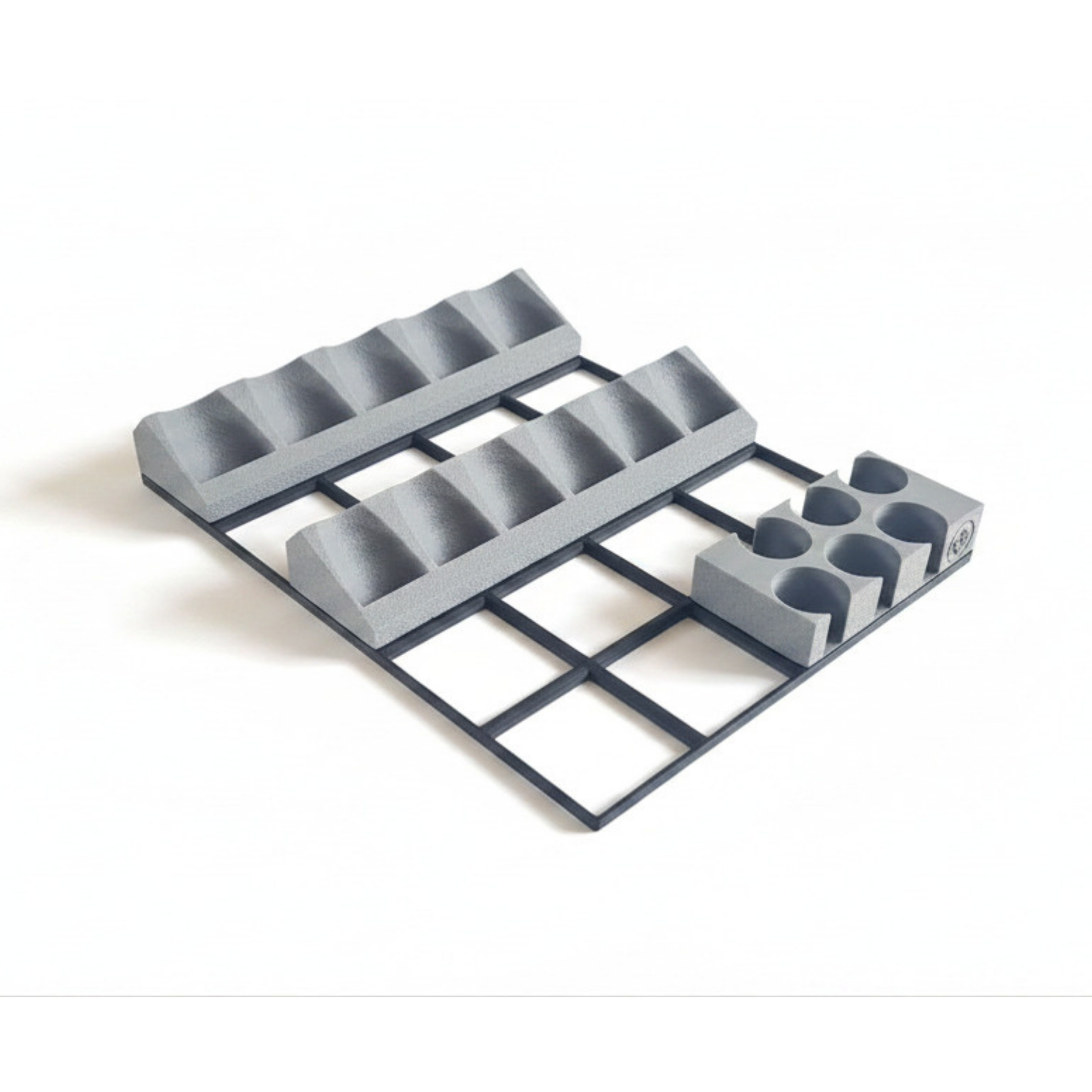 Modulares Ölflaschenhalter-Set – Roll-on, 5ml & 15ml inkl. gratis Grundplatte | Essence Tools